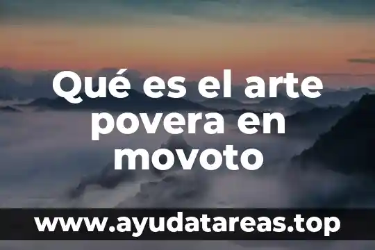 Que es el arte esgrafiado 6 Qué es el arte povera en movoto
