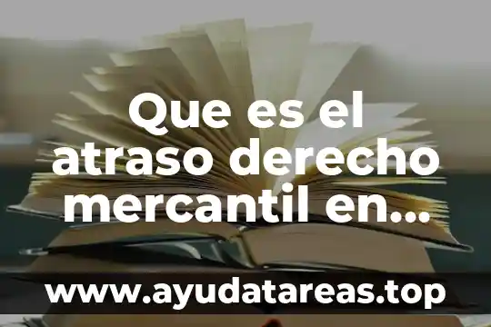 Que es la radicacion de personas en materia mercantil 6 Que es el atraso derecho mercantil en venezuela