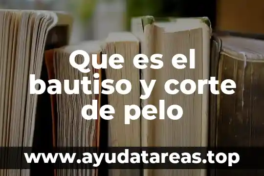 Que es mitigacion de desastres concepto 4 Que es el bautiso y corte de pelo