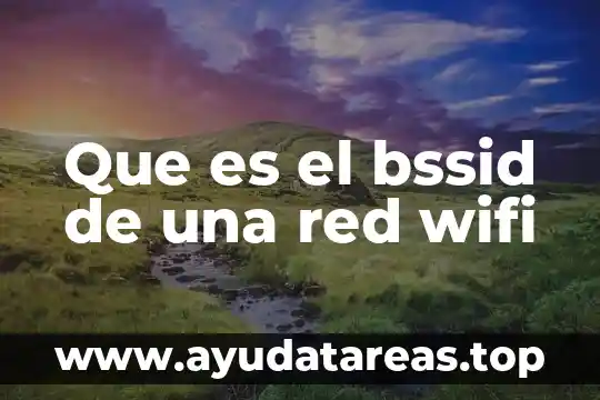 Que es una red de almacenamiento 5 Que es el bssid de una red wifi
