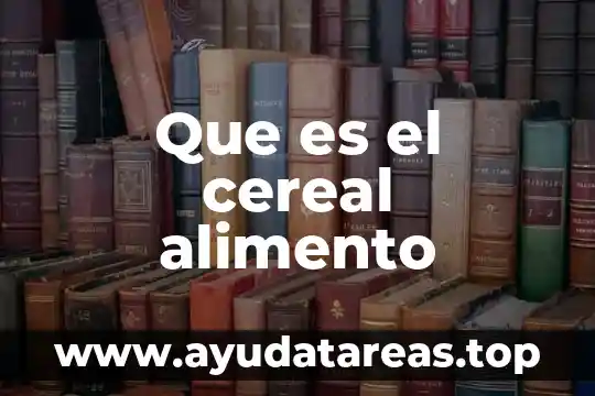 Que es bueno para que no queden cicatrices dela varicela 3 Que es el cereal alimento