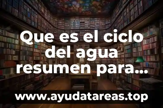 Que es un ciclo de vida en programacion 4 Que es el ciclo del agua resumen para niños