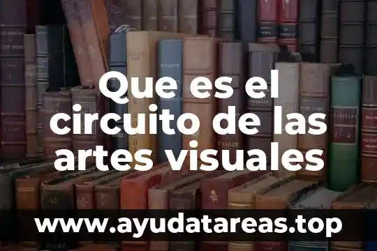 Artes visuales que es color 5 Que es el circuito de las artes visuales