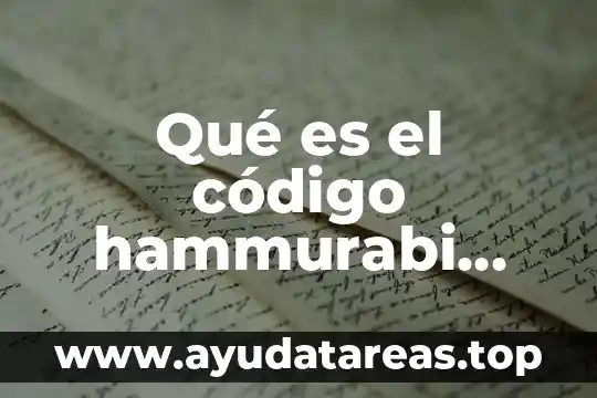 Qué es el span en un código html 3 Qué es el código hammurabi ética