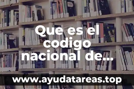 Qué es el escudo nacional para niños 3 Que es el codigo nacional de ocupacion