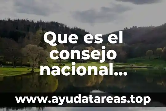 Qué es un consejo según autores en psicología 4 Que es el consejo nacional agropecuario cna