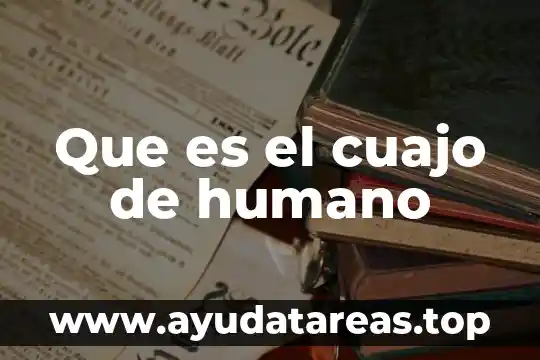Que es el cuajo de humano