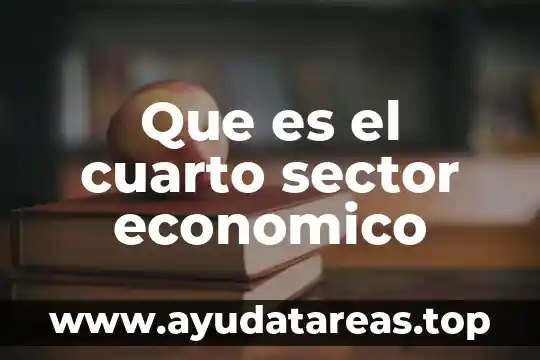 Que es el ciclo economico 3 Que es el cuarto sector economico