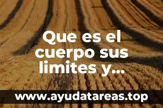 Que es fetiche en el cuerpo 4 Que es el cuerpo sus limites y posibilidades