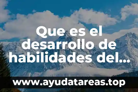 Que es la expresion del pensamiento abc de la logica 3 Que es el desarrollo de habilidades del pensamiento y aprendisaje