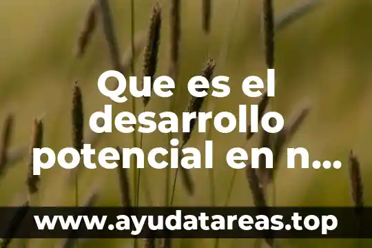 Que es el pib potencial y como se calcula 8 Que es el desarrollo potencial en n producto