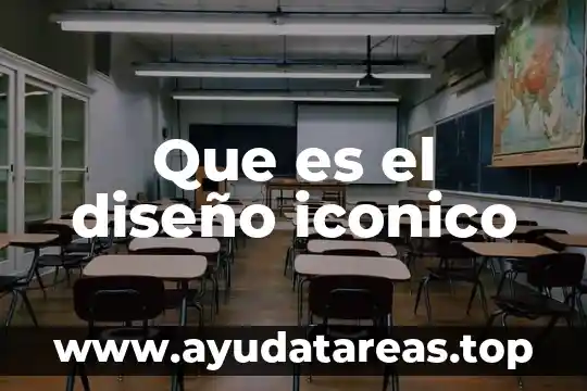 Que es el diseño iconico