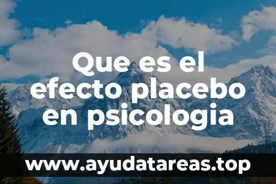 Qué es la comunicación psicología 7 Que es el efecto placebo en psicologia