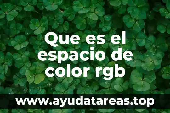 La teoria del color pardo o marron que es 6 Que es el espacio de color rgb