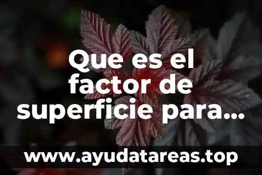 Que es un diseño metodologico de una tesis 5 Que es el factor de superficie para diseño urbano