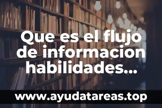 Que es un reductor de flujo de agua 8 Que es el flujo de informacion habilidades basicas del pensamiento