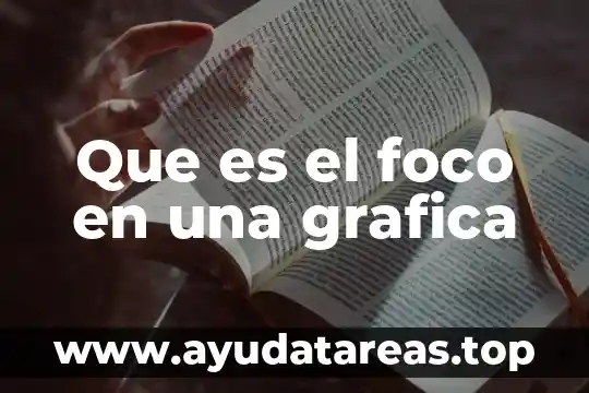 Que es una grafica y sus diferentes tipos rn 3 Que es el foco en una grafica