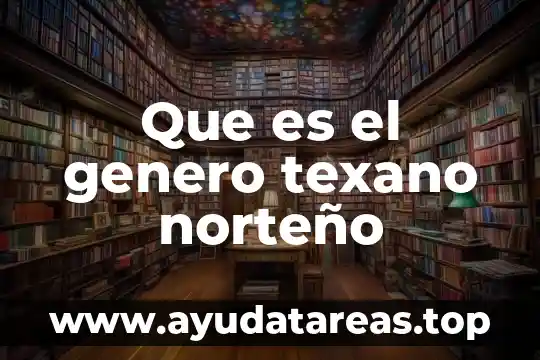 Que es genero y genero terrorista 5 Que es el genero texano norteño