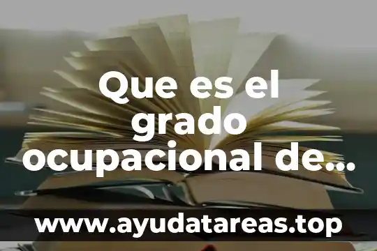 Que es dejar esencia en las personas 3 Que es el grado ocupacional de las personas egresadas
