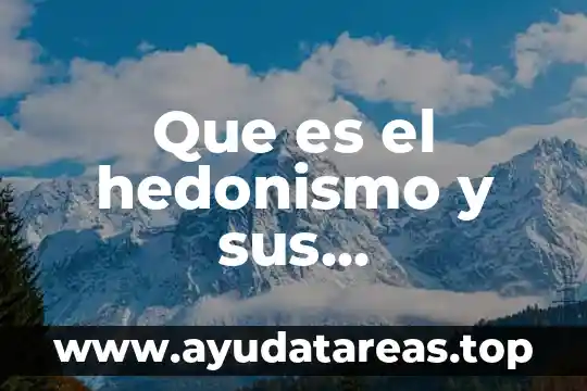 Que es un signo y sus caracteristicas 7 Que es el hedonismo y sus caracteristicas