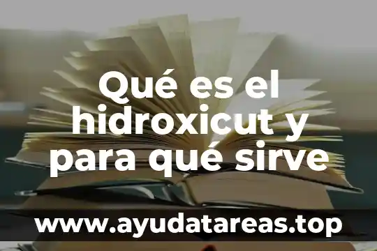 Que es tepalcate significado 6 Qué es el hidroxicut y para qué sirve