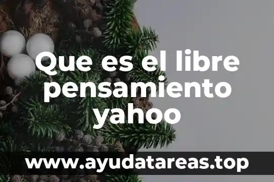 Que es magnitud yahoo respuestas 3 Que es el libre pensamiento yahoo