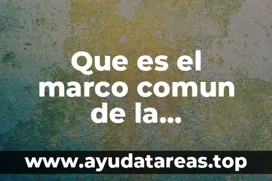 Que es un marco teórico de embarazo en adolescentes 5 Que es el marco comun de la educacion superior