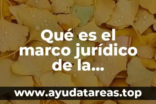 Que es tortura significado juridico 6 Qué es el marco jurídico de la administración tributaria