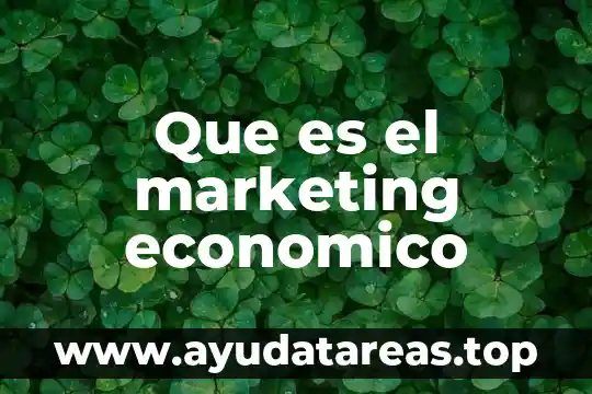 Que es marketing directo en mercadotecnia 5 Que es el marketing economico