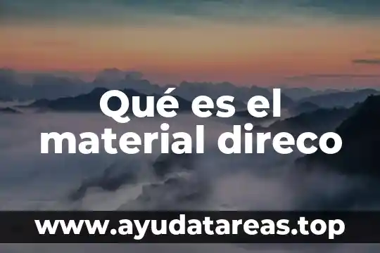 Que es realidad material objetiva 3 Qu茅 es el material direco