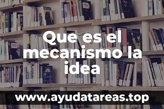 Que es el mecanismo de patogenesidad 8 Que es el mecanismo la idea