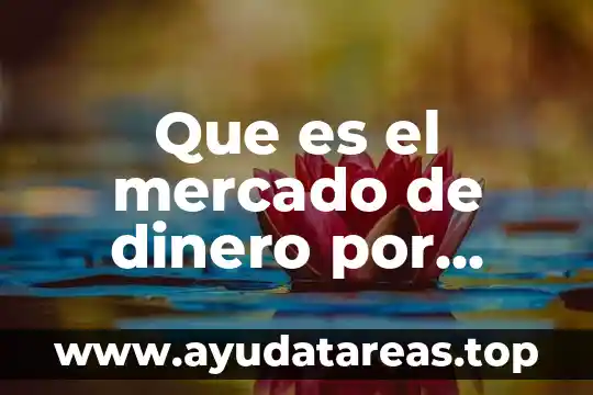Competencia en grupos que es 8 Que es el mercado de dinero por internet