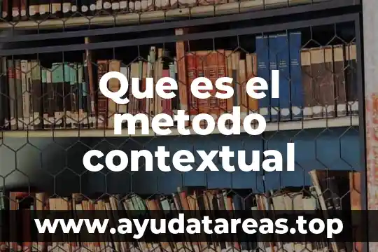 Qué es un comando contextual de Word 8 Que es el metodo contextual