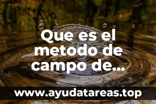 Qué es predicción en psicología 5 Que es el metodo de campo de psicologia