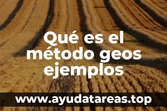 Qué es la filosofía de la enfermeria 5 Qué es el método geos ejemplos