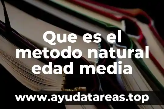 Que es el embarazo a temprana edad y sus caracteristicas 6 Que es el metodo natural edad media