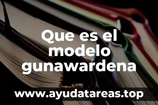Que es el modelo gunawardena