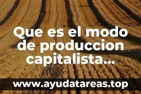 Que es un sistema y tipos de sistema 8 Que es el modo de produccion capitalista prezi