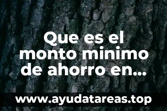 Sistemas de ahorro de agua en baños que es 7 Que es el monto minimo de ahorro en credito infonavit
