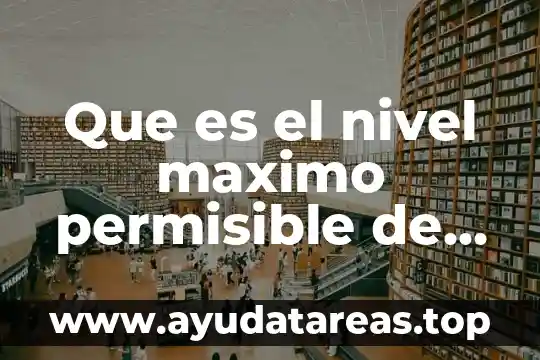 Que es la reflexi贸n y un ejemplo 8 Que es el nivel maximo permisible de reflexion