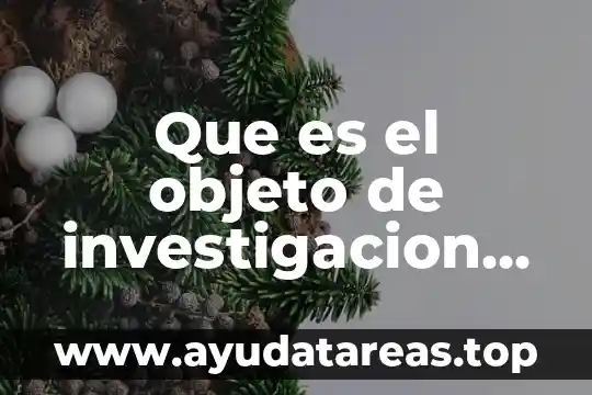 Contactos electricos que es y los tipos 3 Que es el objeto de investigacion en una tesis