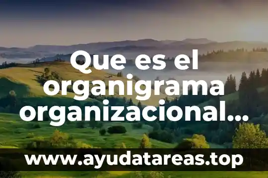 Seres mitol贸gicos que es 3 Que es el organigrama organizacional y como se elabora