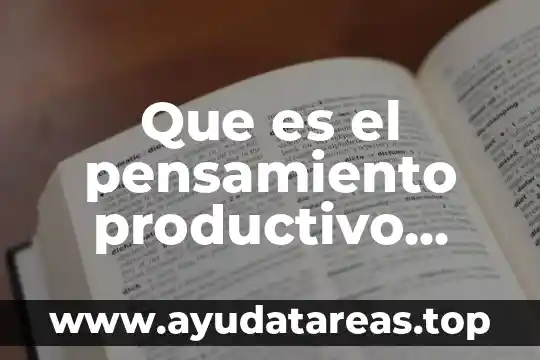 Que es el pensamiento productivo segun la gestalt