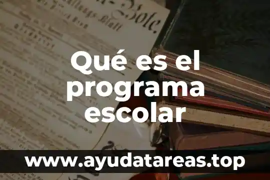 Que es tepalcate significado 3 Qué es el programa escolar