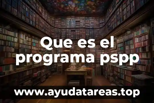 Que es un programa reubicable 7 Que es el programa pspp