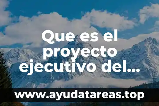Qué es alcance de un proyecto definición 3 Que es el proyecto ejecutivo del parque bicentenario