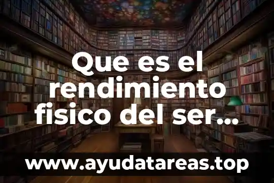 Que es ser un joven misionero-comprometido con su fe 7 Que es el rendimiento fisico del ser humano