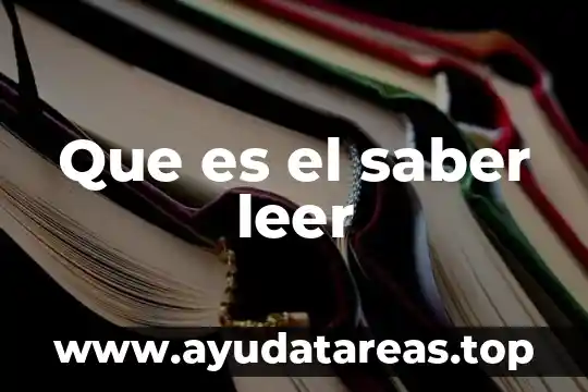 No tomar líquidos sin leer para qué es animados 3 Que es el saber leer