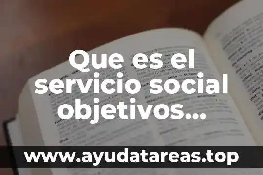 Qué es un número capicúa 5 Que es el servicio social objetivos generales y especificos