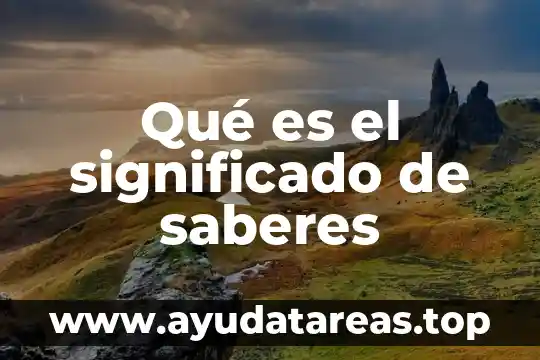Que es vihuela significado 3 Qué es el significado de saberes